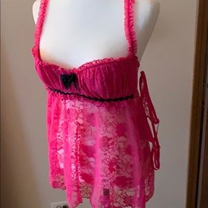 Underwire nightie with panties